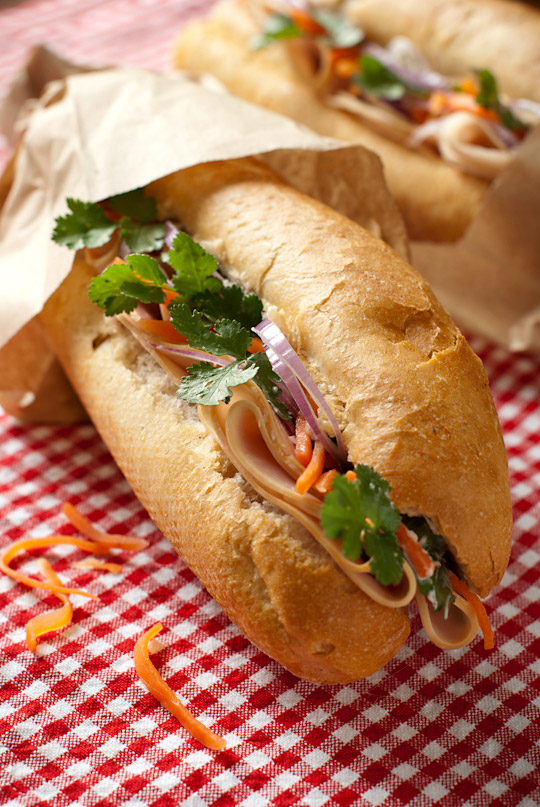 Homemade Banh Mi sandwich