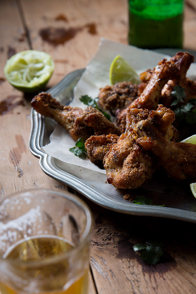 Coriander and Chipotle drumettes 